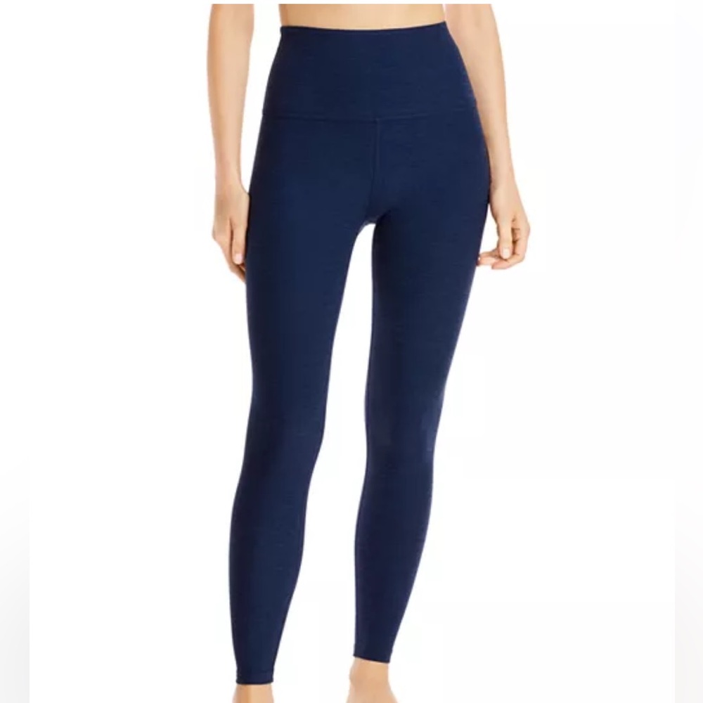 Beyond Yoga | Spacedye Pocket High Waisted Midi Legging | Nocturnal Navy | XS